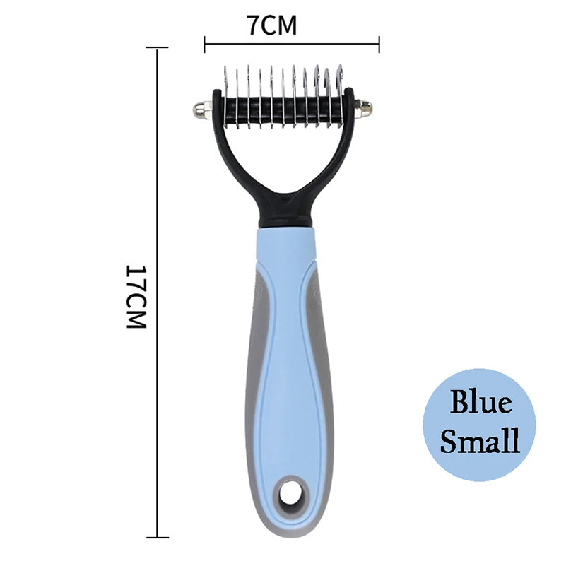 Professional Pet Deshedding Brush β Hair & Knot Remover for Dogs & Cats
