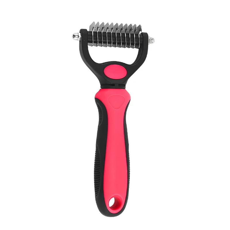 Professional Pet Deshedding Brush β Hair & Knot Remover for Dogs & Cats