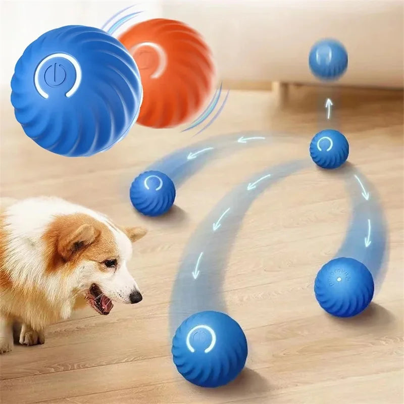Automatic Smart Dog Toy Ball – Interactive & Motion-Activated Pet Toy
