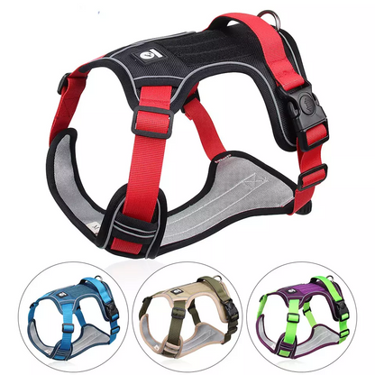 No-Pull Dog Chest Harness – Shock-Absorbing & Breathable Vest for Small Medium and Large Dogs