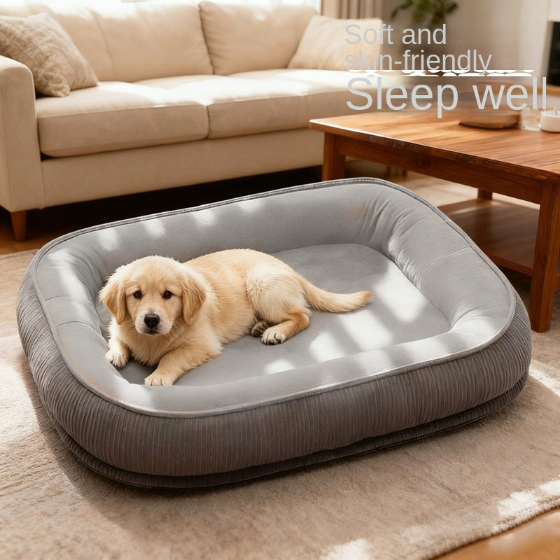Luxury Orthopedic Dog Bed – Washable All-Season Pet Sofa for Dogs & Cats
