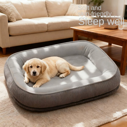 Luxury Orthopedic Dog Bed – Washable All-Season Pet Sofa for Dogs & Cats