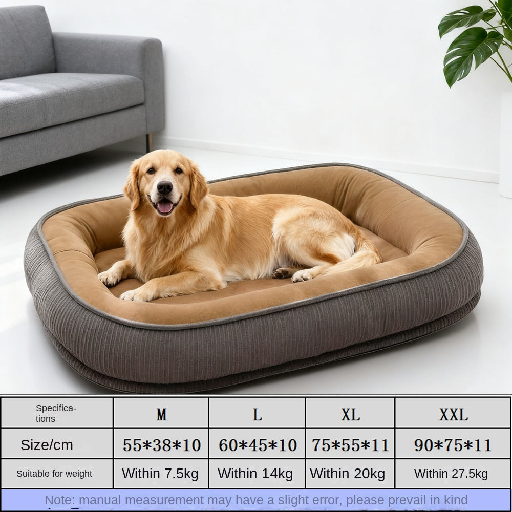 Luxury Orthopedic Dog Bed – Washable All-Season Pet Sofa for Dogs & Cats
