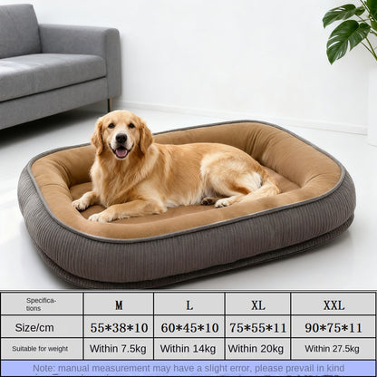 Luxury Orthopedic Dog Bed – Washable All-Season Pet Sofa for Dogs & Cats