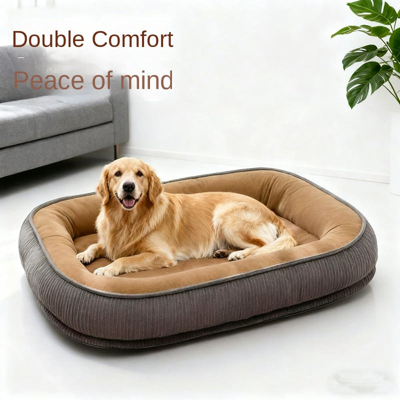Luxury Orthopedic Dog Bed – Washable All-Season Pet Sofa for Dogs & Cats