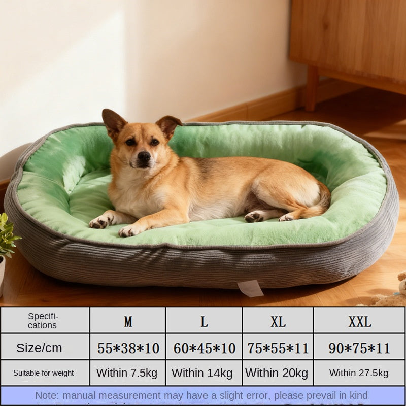 Luxury Orthopedic Dog Bed – Washable All-Season Pet Sofa for Dogs & Cats