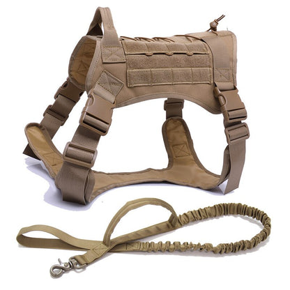 Military Tactical Dog Harness with Handle – Heavy-Duty Adjustable Dog Vest for Large & Medium Dogs
