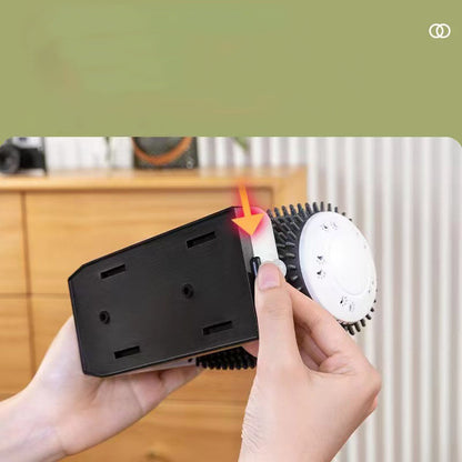 Smart Automatic Cat Brush – Infrared Motion-Activated Grooming & Massage Tool | Self-Rotating Cat Massager with Catnip & Hair Removal System (ABS + Silicone)