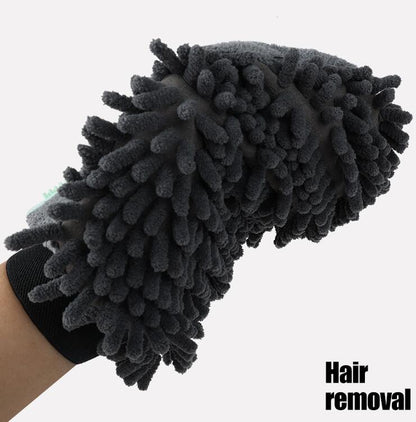 2-in-1 Pet Shower Glove & Grooming Brush – Double-Sided Cleaning, Massage & Hair Removal Mitt for Dogs and Cats