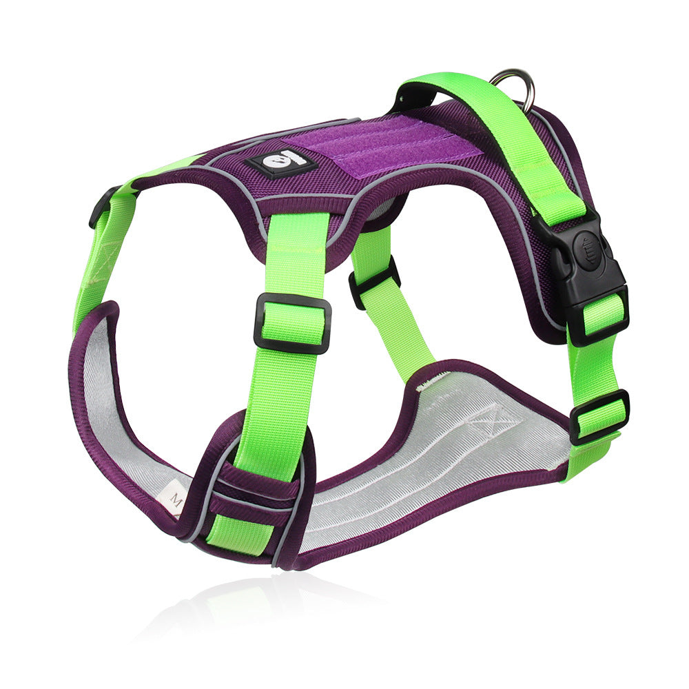 No-Pull Dog Chest Harness – Shock-Absorbing & Breathable Vest for Small Medium and Large Dogs