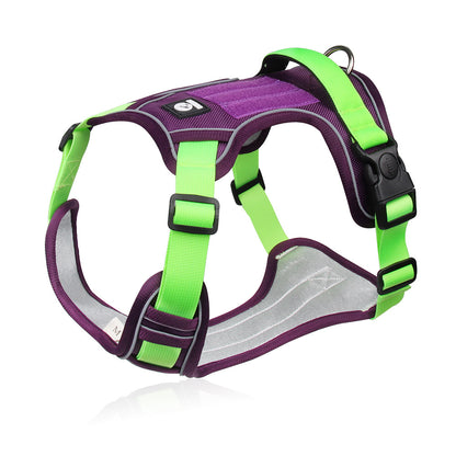 No-Pull Dog Chest Harness – Shock-Absorbing & Breathable Vest for Small Medium and Large Dogs