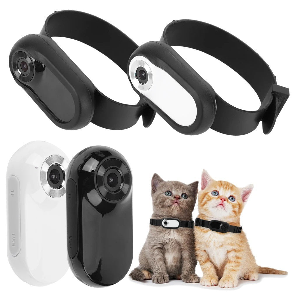 HD Pet Collar Camera – 1080P Portable Mini Camera for Dogs & Cats | Magnetic Clip, Sports & Outdoor Recorder with USB & SD Card Support