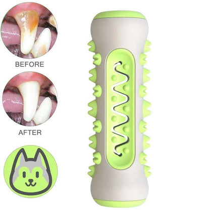 Durable Dog Toothbrush Chew Toy – Dental Care, Teething Relief & Interactive Training (TPR + Nylon)